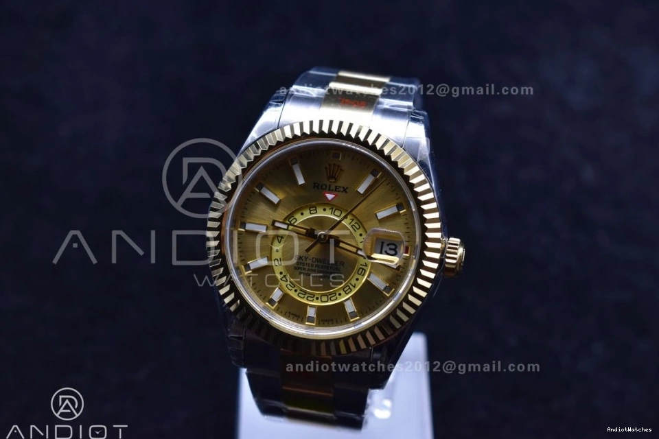 Dial Skydweller Edition YG Bracelet A23J 1120 YG YG SS Durable SS on Noob Best 0322